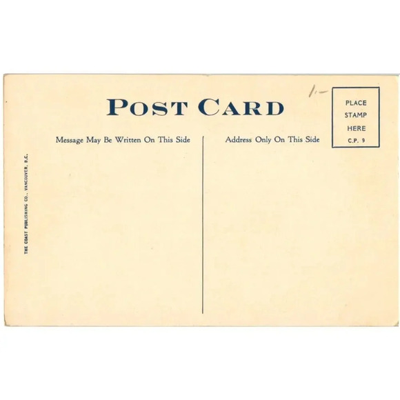 Hotel Vancouver B.C. Canada Postcard - Picture 2 of 2